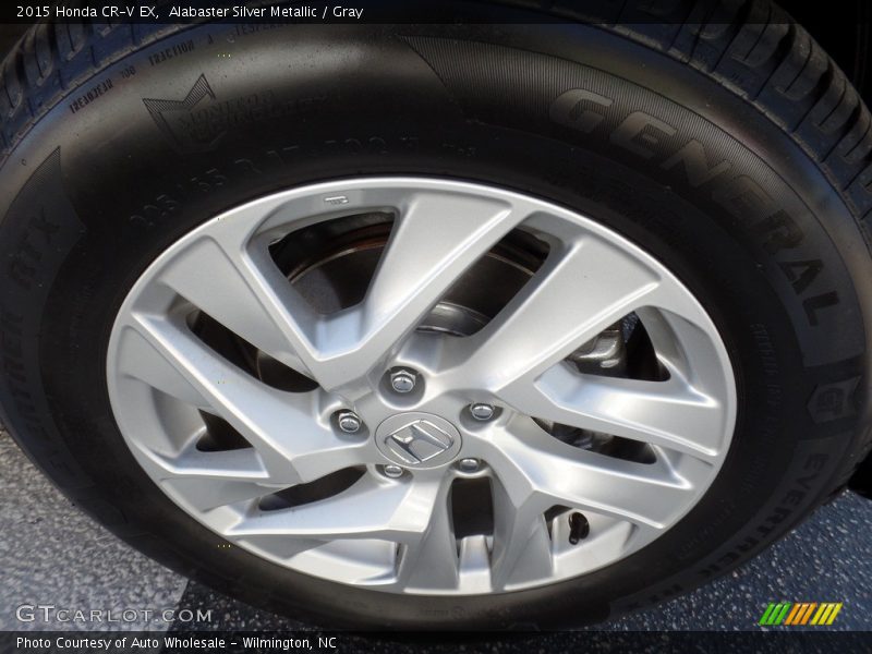 Alabaster Silver Metallic / Gray 2015 Honda CR-V EX