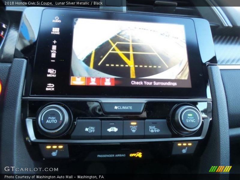 Controls of 2018 Civic Si Coupe