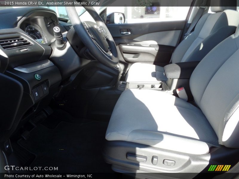 Alabaster Silver Metallic / Gray 2015 Honda CR-V EX