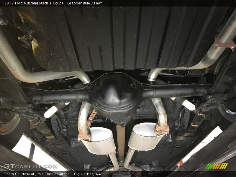 Undercarriage of 1972 Mustang Mach 1 Coupe