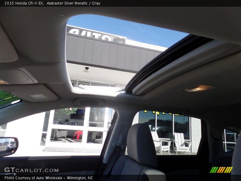 Alabaster Silver Metallic / Gray 2015 Honda CR-V EX