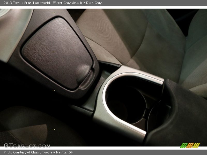 Winter Gray Metallic / Dark Gray 2013 Toyota Prius Two Hybrid