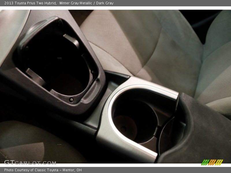 Winter Gray Metallic / Dark Gray 2013 Toyota Prius Two Hybrid