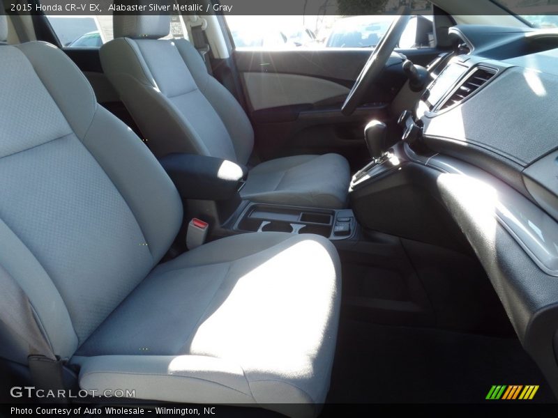 Alabaster Silver Metallic / Gray 2015 Honda CR-V EX