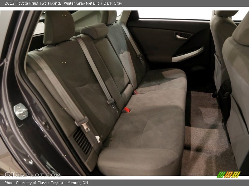 Winter Gray Metallic / Dark Gray 2013 Toyota Prius Two Hybrid