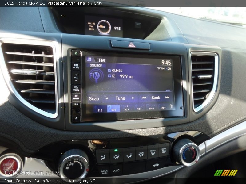Alabaster Silver Metallic / Gray 2015 Honda CR-V EX