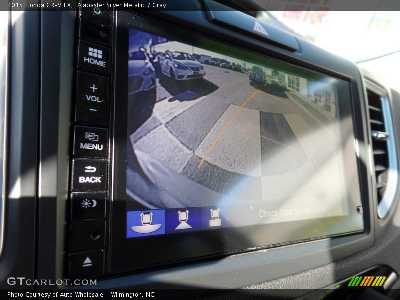 Alabaster Silver Metallic / Gray 2015 Honda CR-V EX
