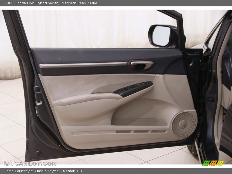 Magnetic Pearl / Blue 2008 Honda Civic Hybrid Sedan
