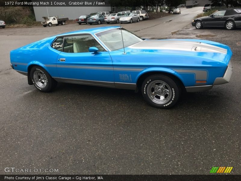  1972 Mustang Mach 1 Coupe Grabber Blue