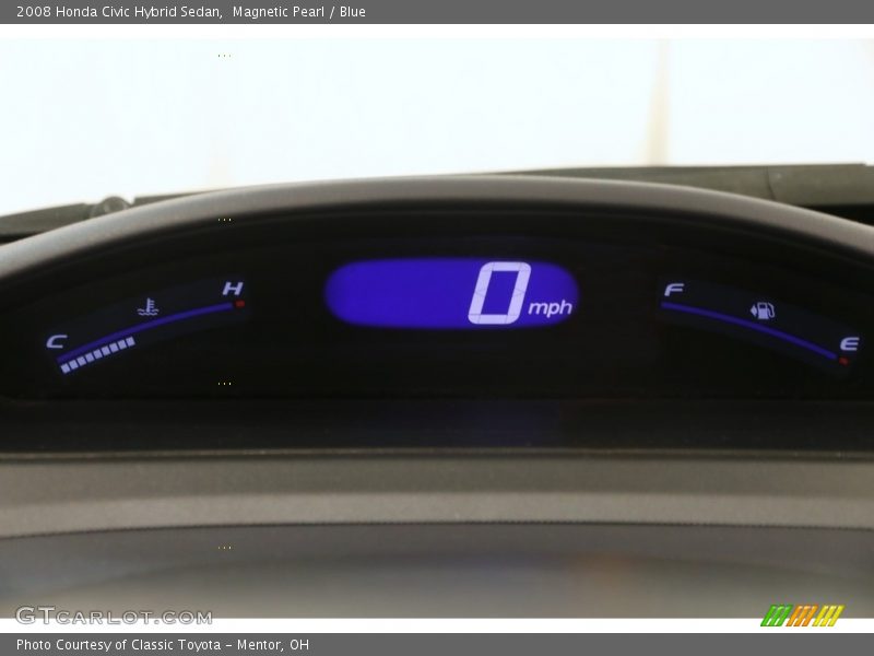 Magnetic Pearl / Blue 2008 Honda Civic Hybrid Sedan