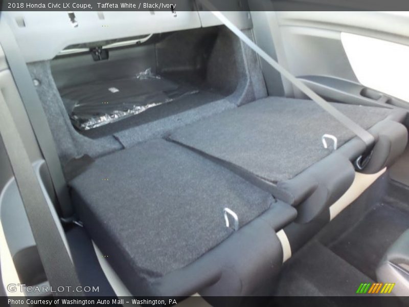 Taffeta White / Black/Ivory 2018 Honda Civic LX Coupe