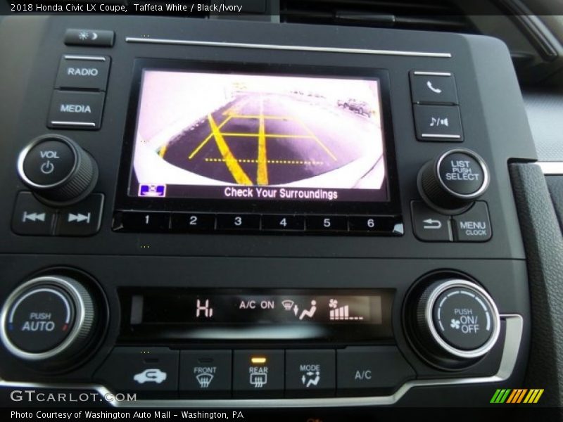 Controls of 2018 Civic LX Coupe