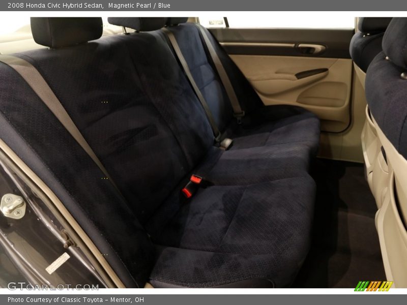 Magnetic Pearl / Blue 2008 Honda Civic Hybrid Sedan