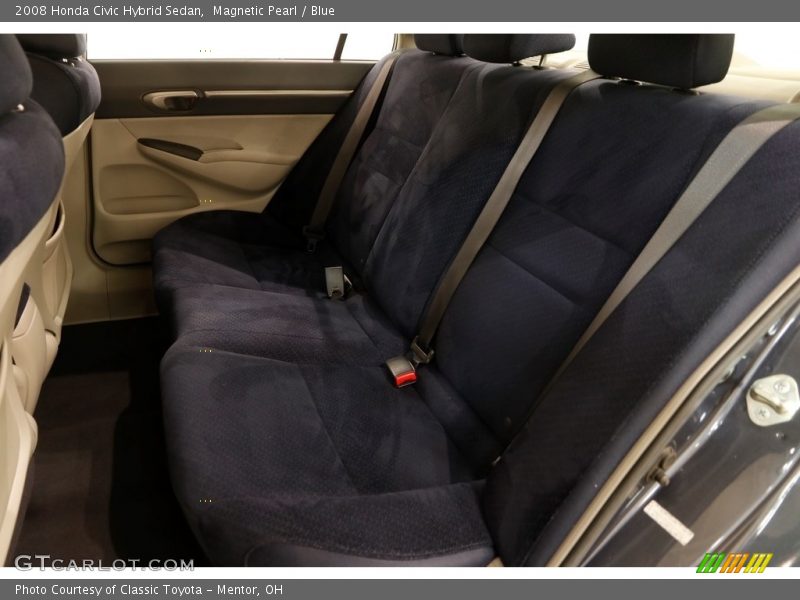 Magnetic Pearl / Blue 2008 Honda Civic Hybrid Sedan