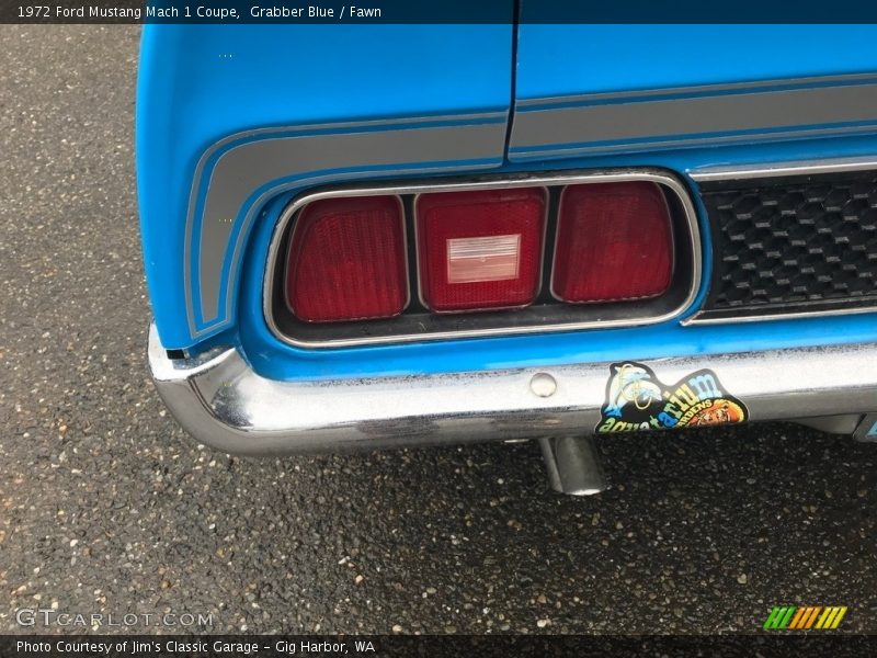 Grabber Blue / Fawn 1972 Ford Mustang Mach 1 Coupe