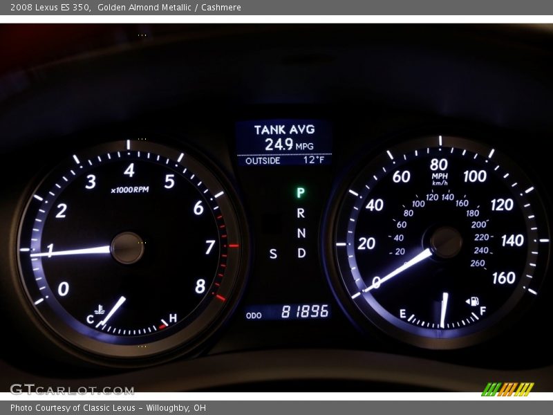 Golden Almond Metallic / Cashmere 2008 Lexus ES 350