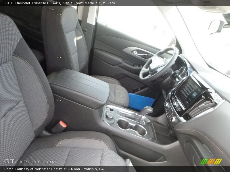 Sable Brown Metallic / Jet Black 2018 Chevrolet Traverse LT AWD