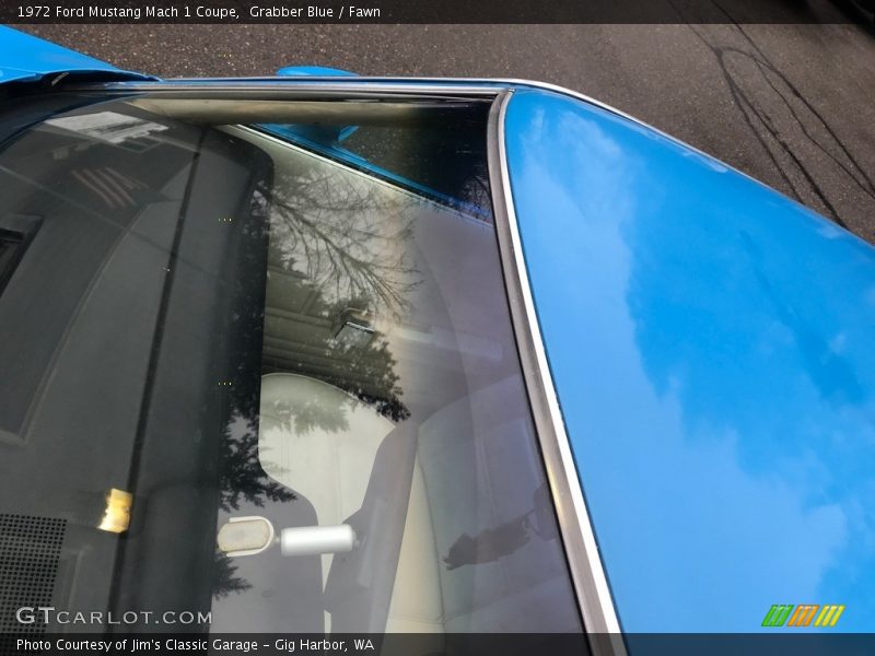 Grabber Blue / Fawn 1972 Ford Mustang Mach 1 Coupe