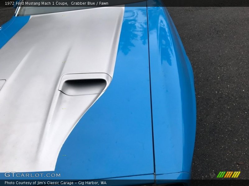 Grabber Blue / Fawn 1972 Ford Mustang Mach 1 Coupe