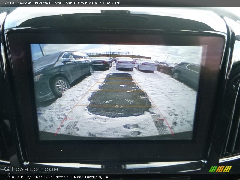 Sable Brown Metallic / Jet Black 2018 Chevrolet Traverse LT AWD