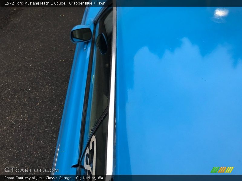 Grabber Blue / Fawn 1972 Ford Mustang Mach 1 Coupe