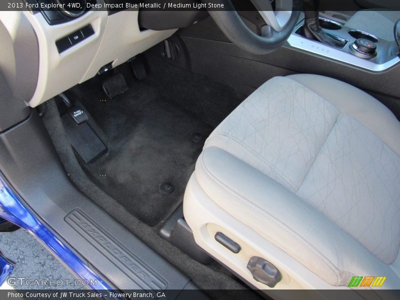 Deep Impact Blue Metallic / Medium Light Stone 2013 Ford Explorer 4WD