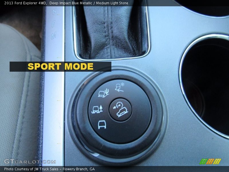 Deep Impact Blue Metallic / Medium Light Stone 2013 Ford Explorer 4WD