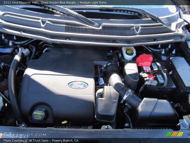Deep Impact Blue Metallic / Medium Light Stone 2013 Ford Explorer 4WD