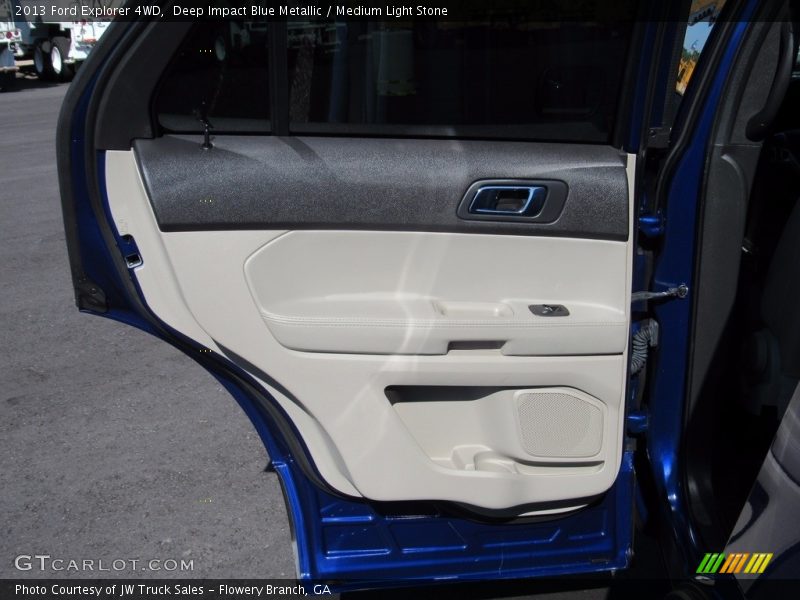 Deep Impact Blue Metallic / Medium Light Stone 2013 Ford Explorer 4WD