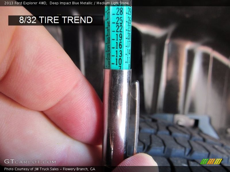 Deep Impact Blue Metallic / Medium Light Stone 2013 Ford Explorer 4WD