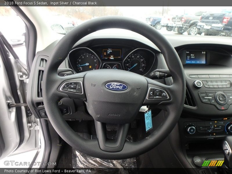  2018 Focus S Sedan Steering Wheel