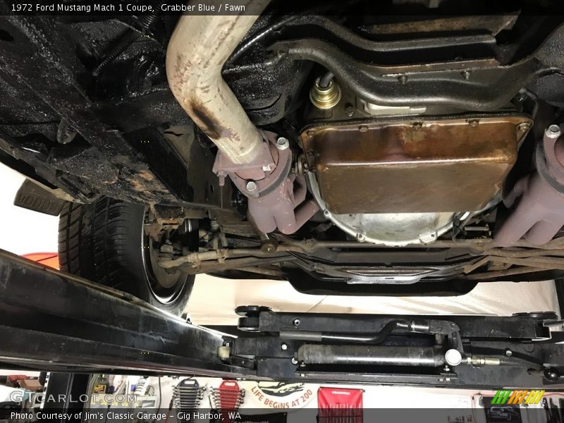 Undercarriage of 1972 Mustang Mach 1 Coupe