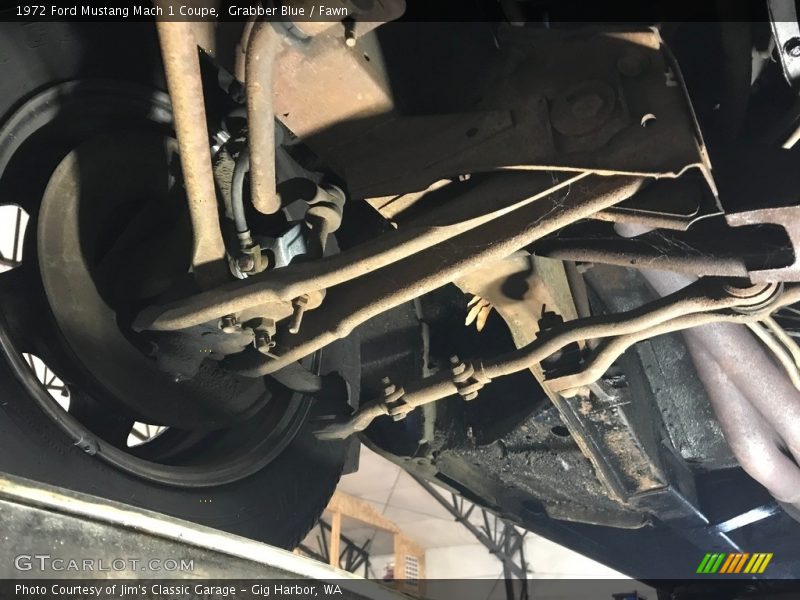 Undercarriage of 1972 Mustang Mach 1 Coupe