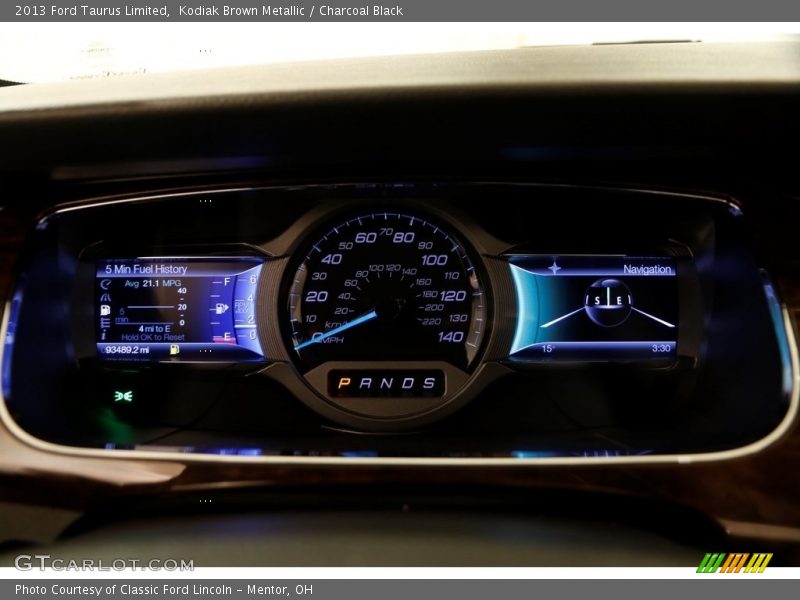 Kodiak Brown Metallic / Charcoal Black 2013 Ford Taurus Limited