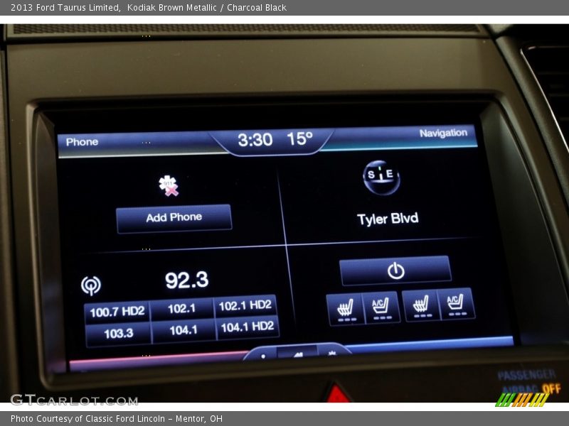 Kodiak Brown Metallic / Charcoal Black 2013 Ford Taurus Limited
