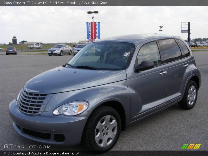 Steel Silver Metallic / Pastel Slate Gray 2009 Chrysler PT Cruiser LX