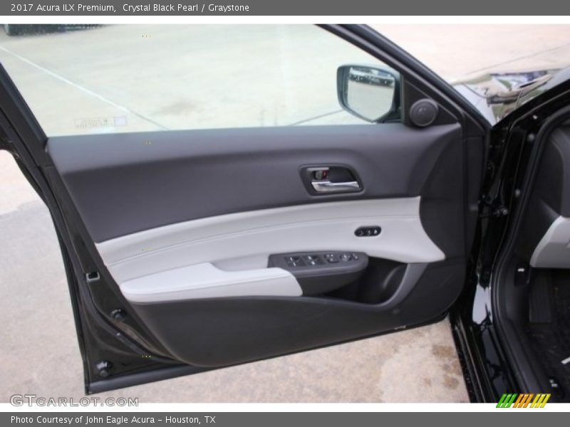 Crystal Black Pearl / Graystone 2017 Acura ILX Premium