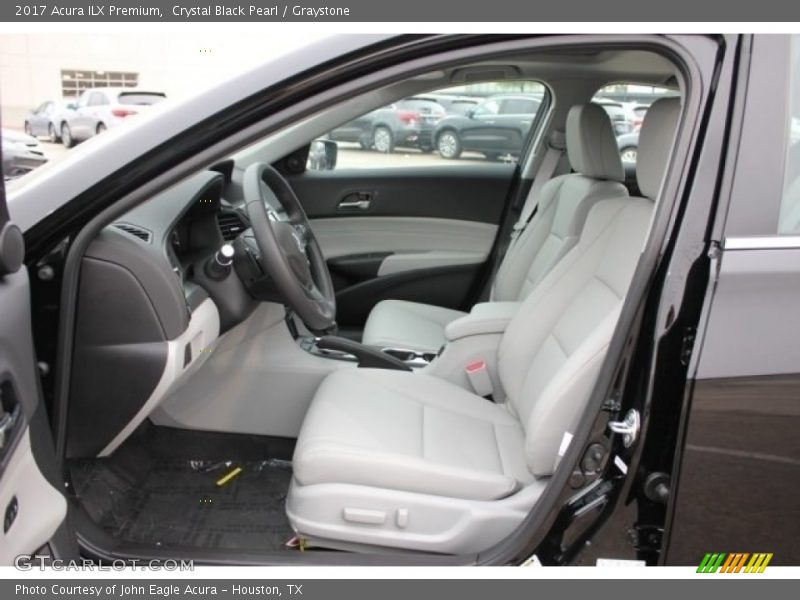 Crystal Black Pearl / Graystone 2017 Acura ILX Premium