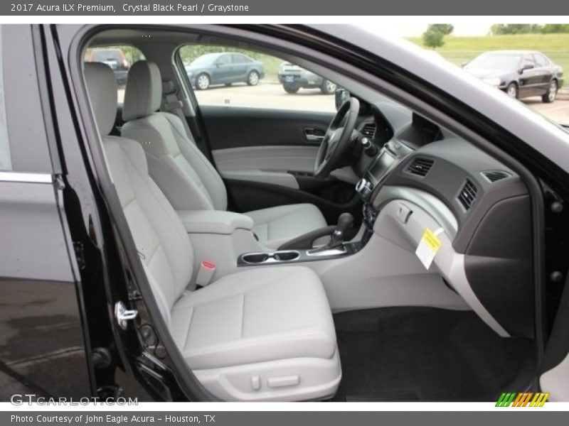 Crystal Black Pearl / Graystone 2017 Acura ILX Premium