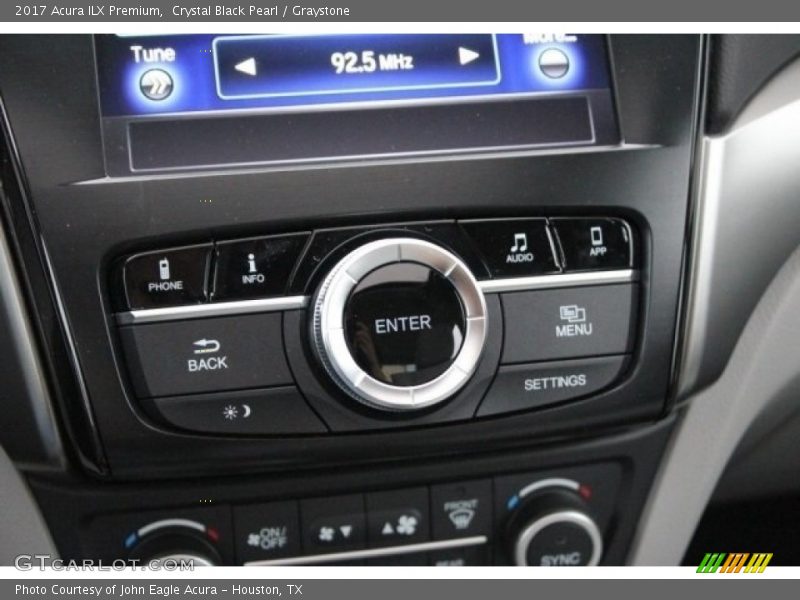 Crystal Black Pearl / Graystone 2017 Acura ILX Premium