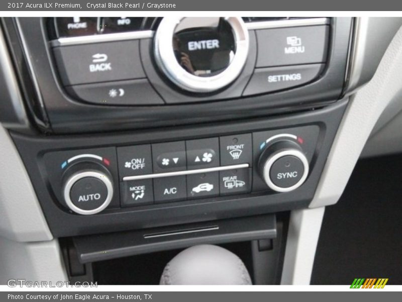 Crystal Black Pearl / Graystone 2017 Acura ILX Premium