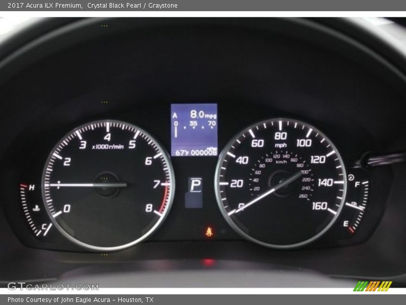 Crystal Black Pearl / Graystone 2017 Acura ILX Premium