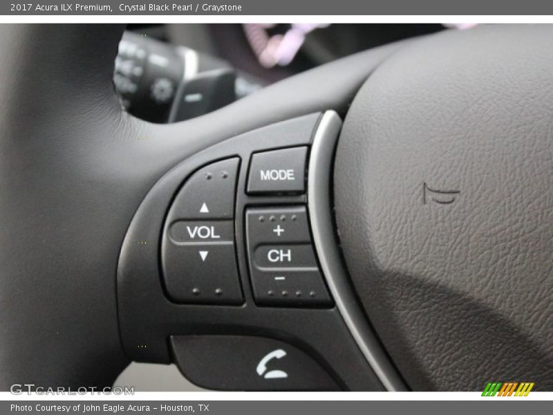 Crystal Black Pearl / Graystone 2017 Acura ILX Premium