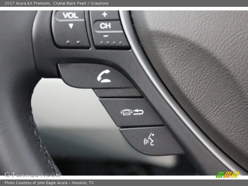 Crystal Black Pearl / Graystone 2017 Acura ILX Premium
