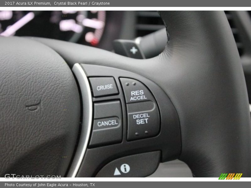 Crystal Black Pearl / Graystone 2017 Acura ILX Premium