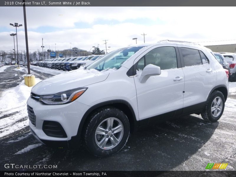 Summit White / Jet Black 2018 Chevrolet Trax LT