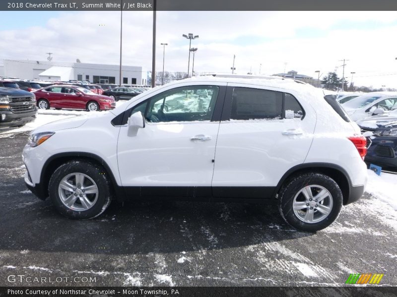 Summit White / Jet Black 2018 Chevrolet Trax LT