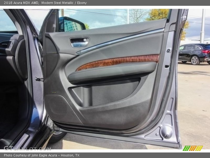 Modern Steel Metallic / Ebony 2018 Acura MDX AWD