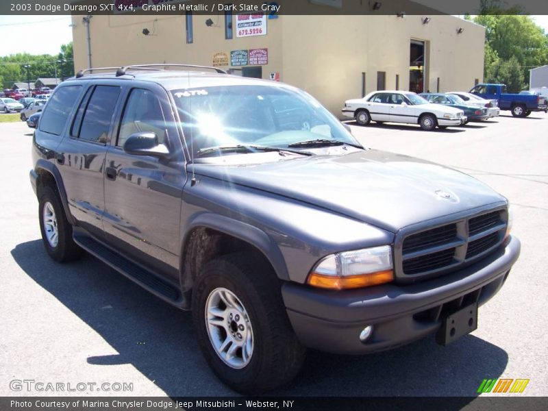 Graphite Metallic / Dark Slate Gray 2003 Dodge Durango SXT 4x4