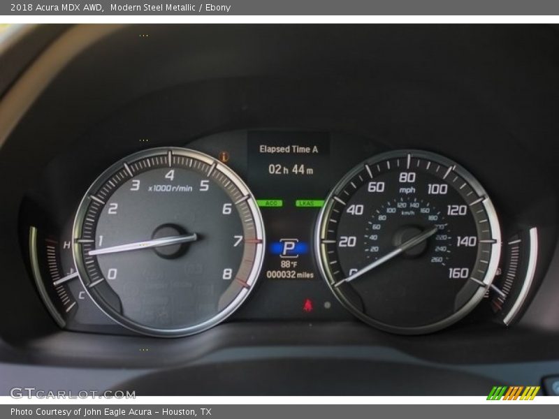 Modern Steel Metallic / Ebony 2018 Acura MDX AWD